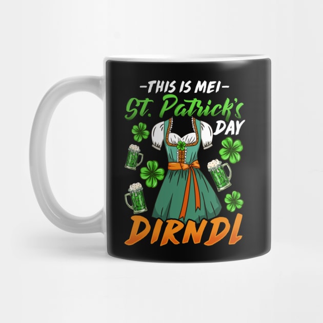 Womens This is Mei St. Patrick's Day Dirndl I Beer and Shamrock product by biNutz